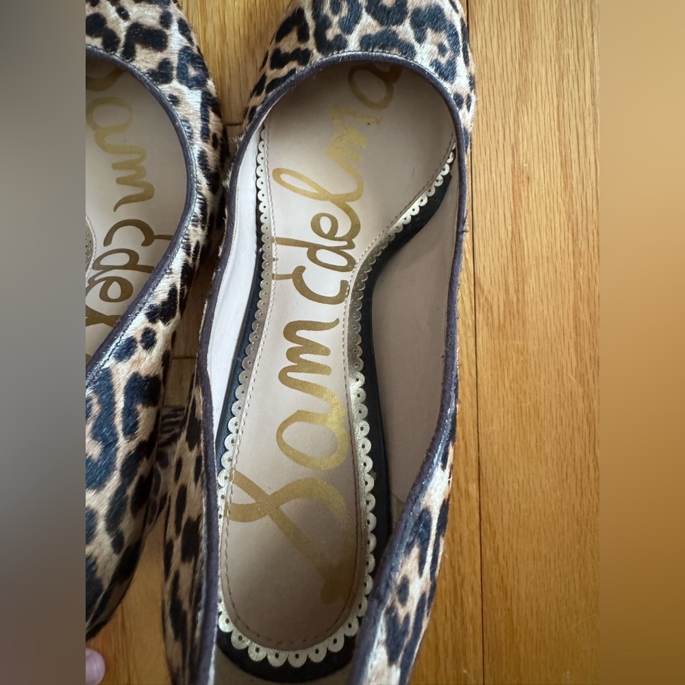 Sam Edelman- Women’s Leopard Print, Block heel shoes. Size 8 - Picture 6 of 7